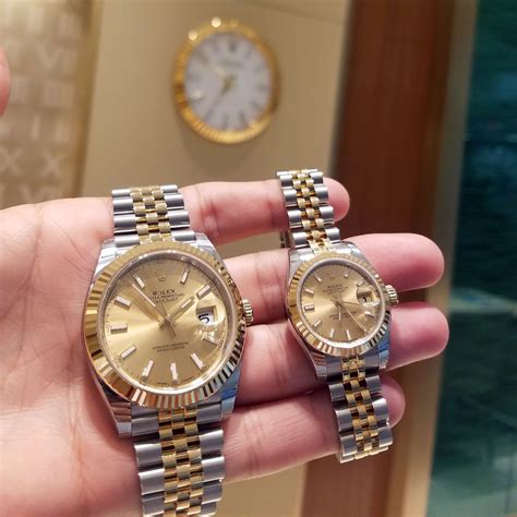 his and her watches rolex|rolex his and hers price.